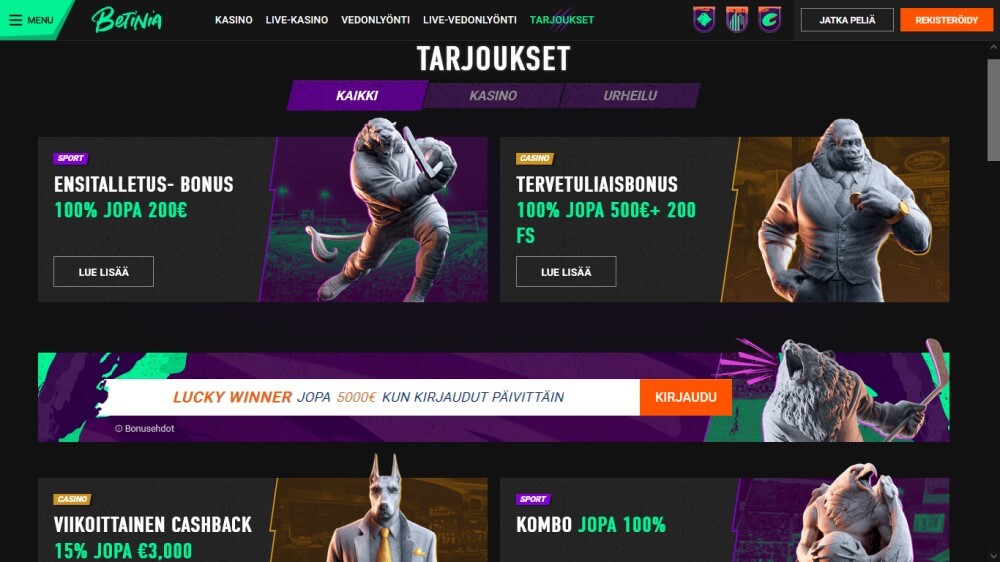 Betinia kampanjat